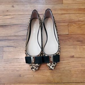 Kate Spade Norah Leopard Print Pointed Flats - 7.5